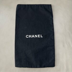 CHANEL BLACK DUST BAG 7.25” X 
12.5” GUC